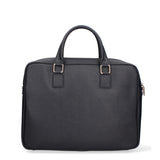 Dunkelblaue Tasche aus echtem Leder