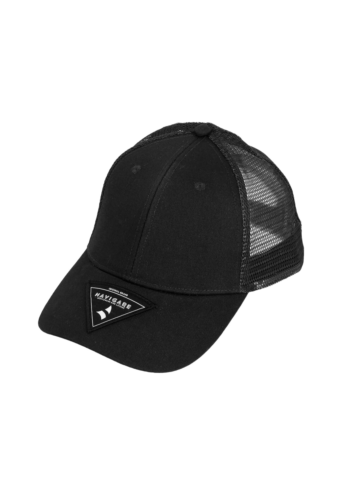 Cappello in Cotone Nero Navigare