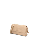 Borsa a Tracolla in Pelle Vegana Beige Pierre Cardin