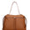 Borsa a Mano in Vera Pelle Cuoio Scuro Chiara Ferretti