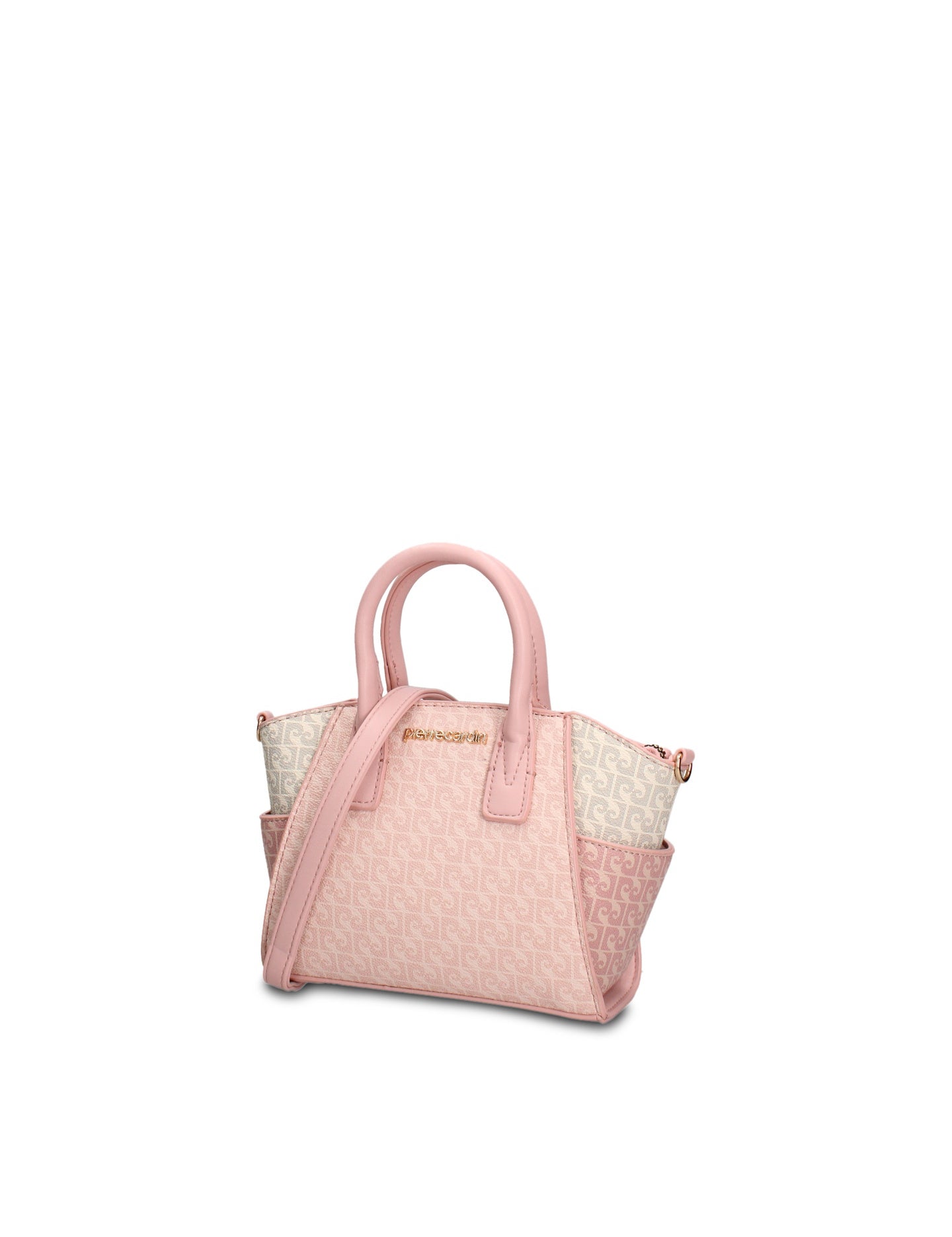 Borsa a Mano in Pelle Vegana Rosa