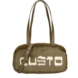 Borsa a spalla CUSTO - Verde scuro