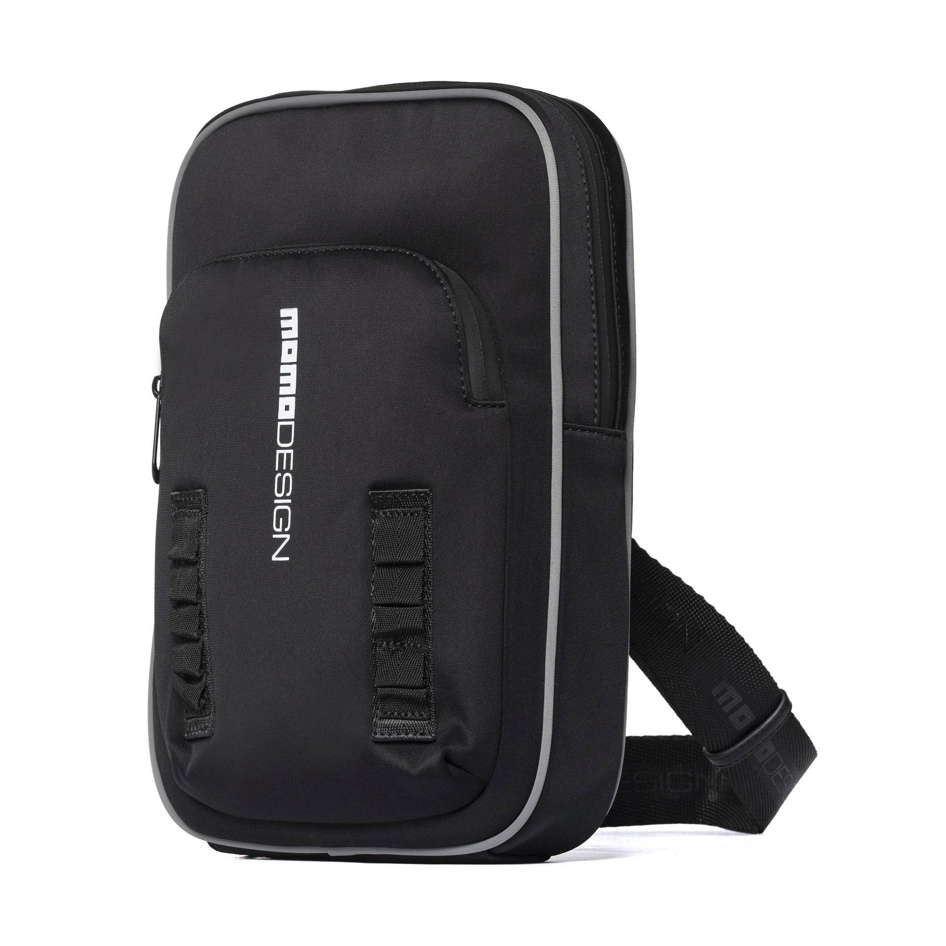 Borsa a Tracolla Uomo Cynosure Lux in Pelle Vegana Black