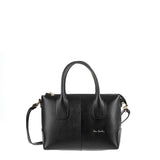 Borsa a Mano in Vera Pelle Nero Pierre Cardin