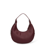Borsa a Spalla in Pelle Vegana Bordeaux