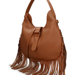 Borsa a Mano in Dollaro Leather Cognac
