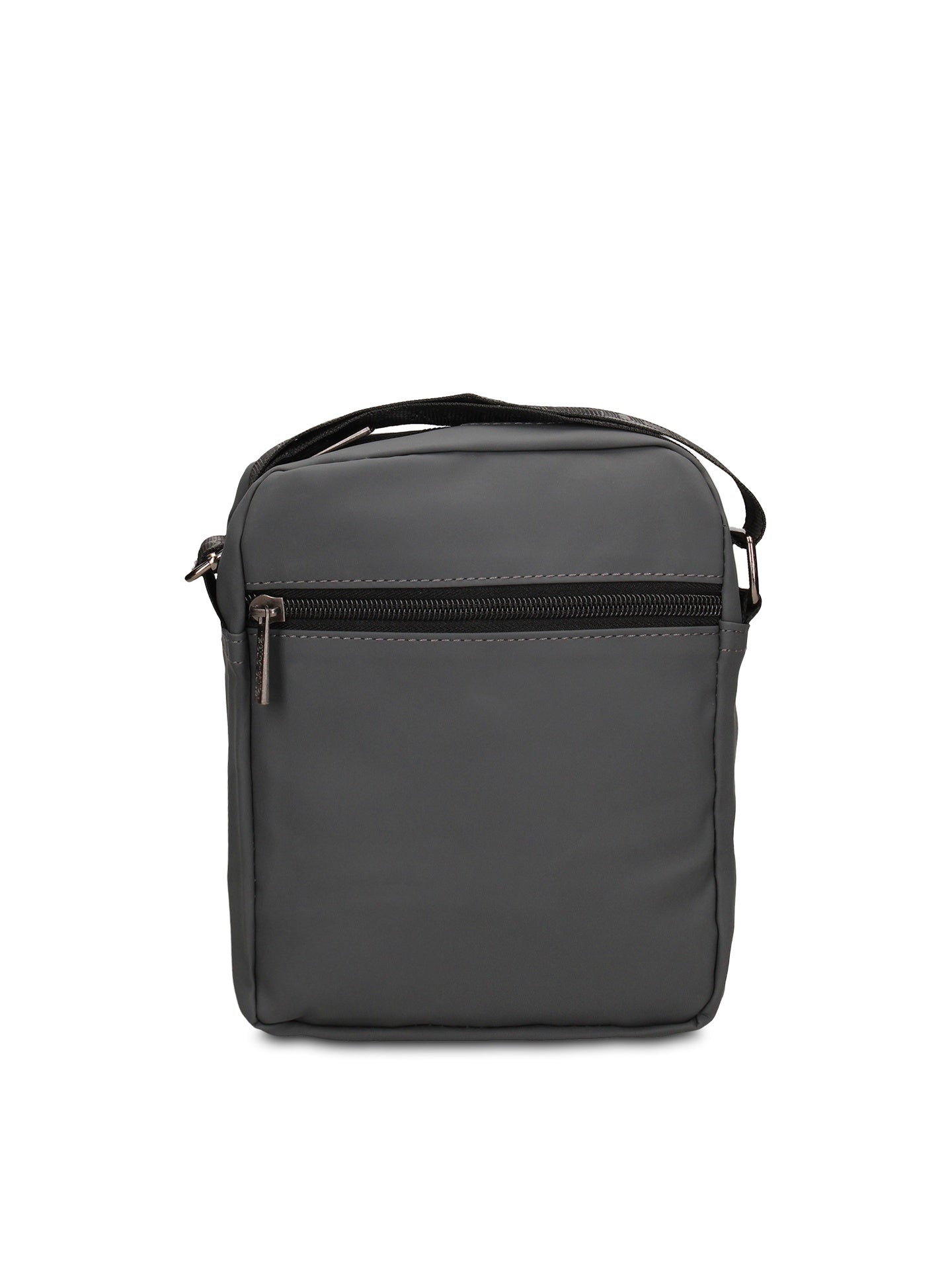 Borsa a Tracolla in 100% Pu Vegan Leather Grigio