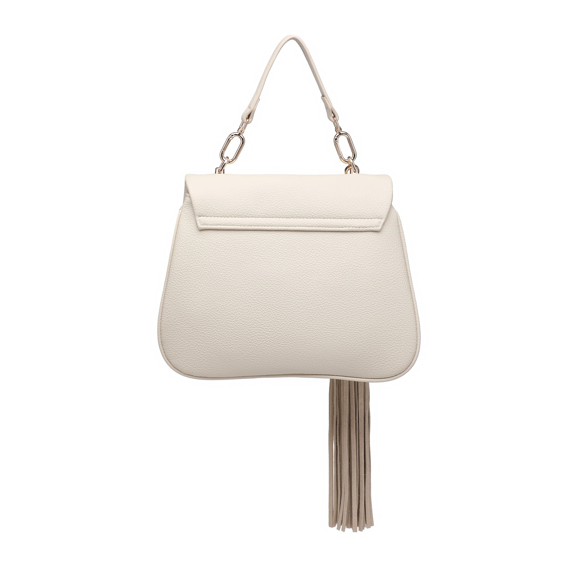 Borsa a Mano in Polyurethane Beige
