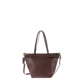 Borsa a Spalla in Vera Pelle Cioccolato