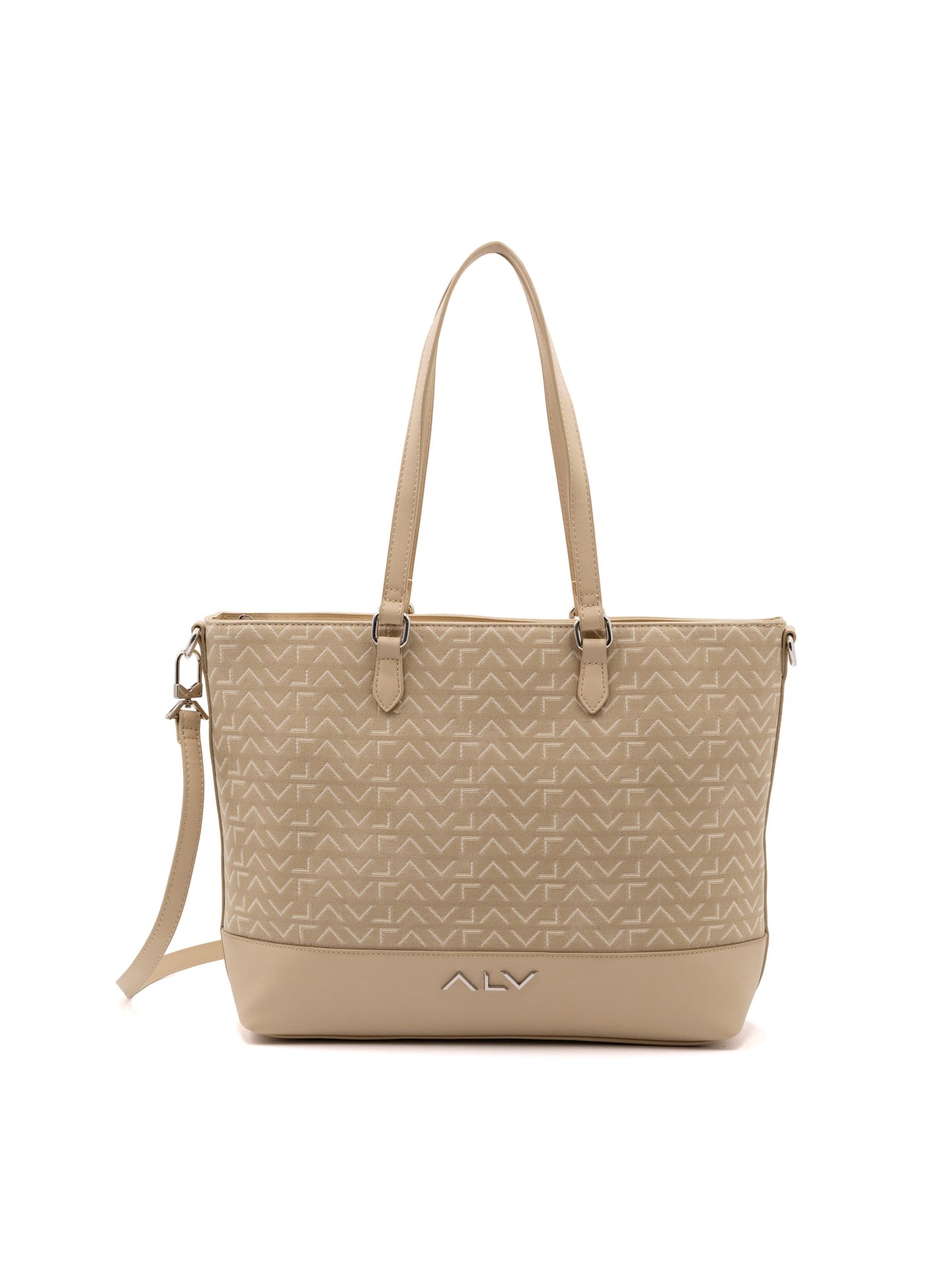 Borsa Shopper da donna ALV - Bianco