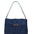 Borsa a Mano in Vera Pelle Blu Jeans Chiara Ferretti