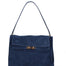 Borsa a Mano in Vera Pelle Blu Jeans Chiara Ferretti