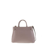 Borsa a Mano in Vera Pelle Taupe