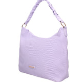 Borsa a Spalla in Polyester Lilla Pierre Cardin