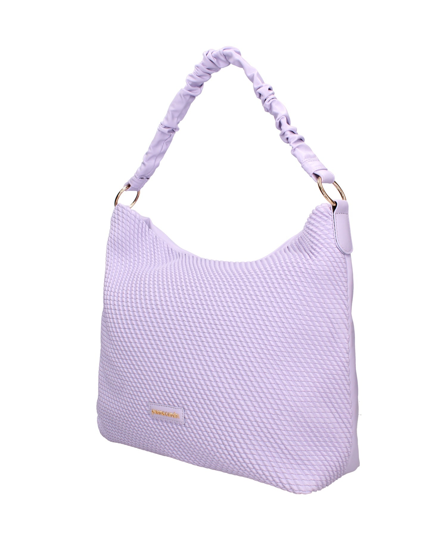 Borsa a Spalla in Polyester Lilla Pierre Cardin