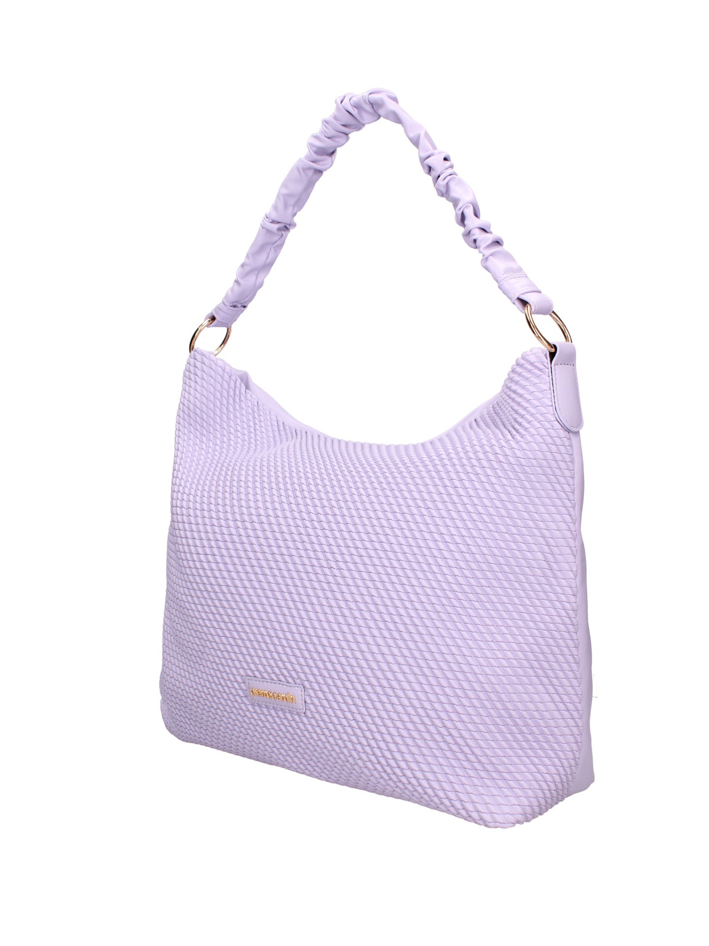 Borsa a Spalla in Polyester Lilla Pierre Cardin