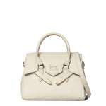 Borsa a Mano in Polyurethane Panna