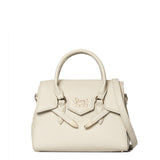 Borsa a Mano in Polyurethane Panna