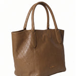 Borsa a Mano in Pelle Vegana Beige