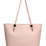 Borsa a Spalla in Pelle Vegana Cipria