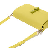 Borsa a Tracolla in Pelle Giallo