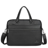 Borsa a Mano in Vera Pelle Nero