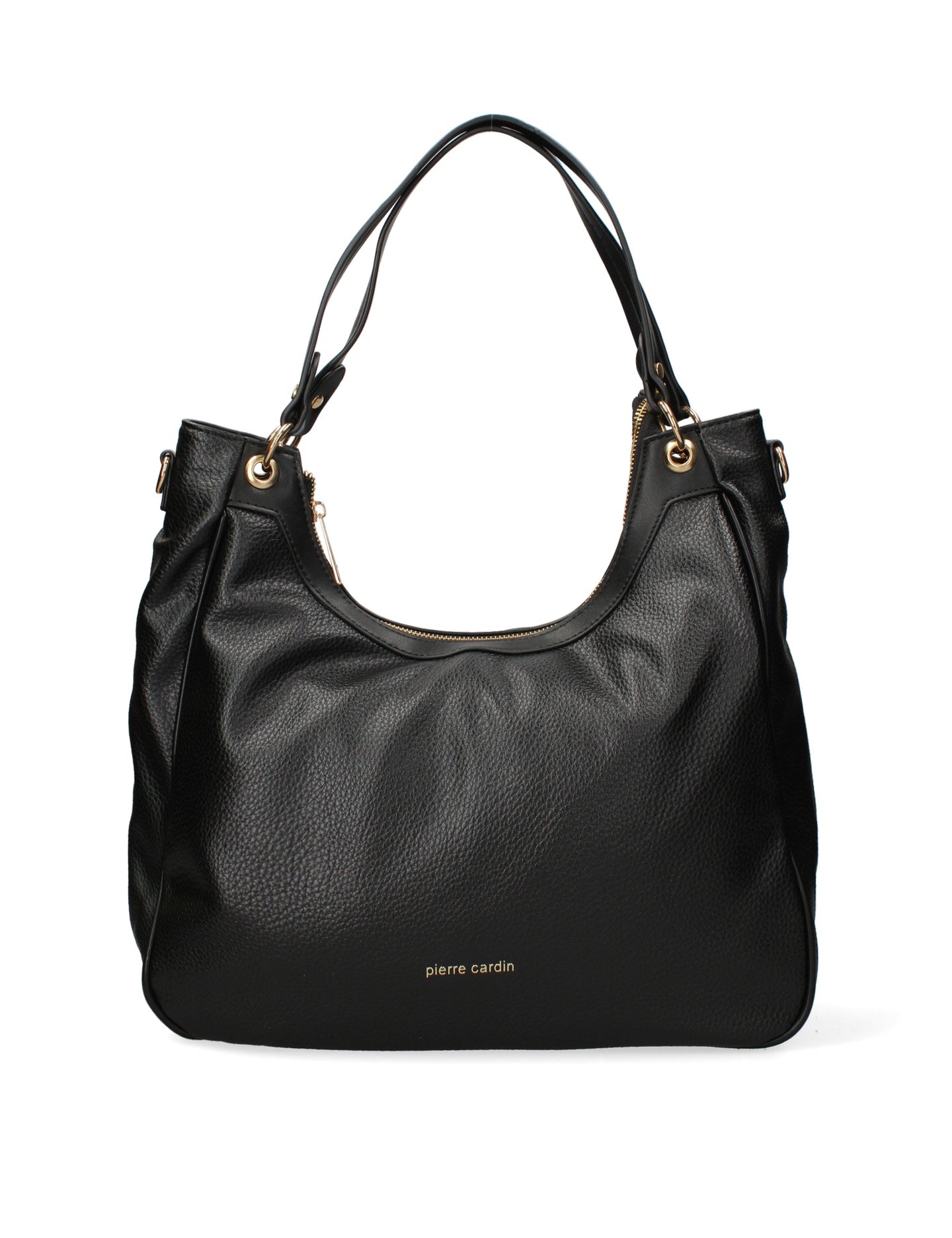 Borsa a Spalla in Pelle Vegana Nero Pierre Cardin