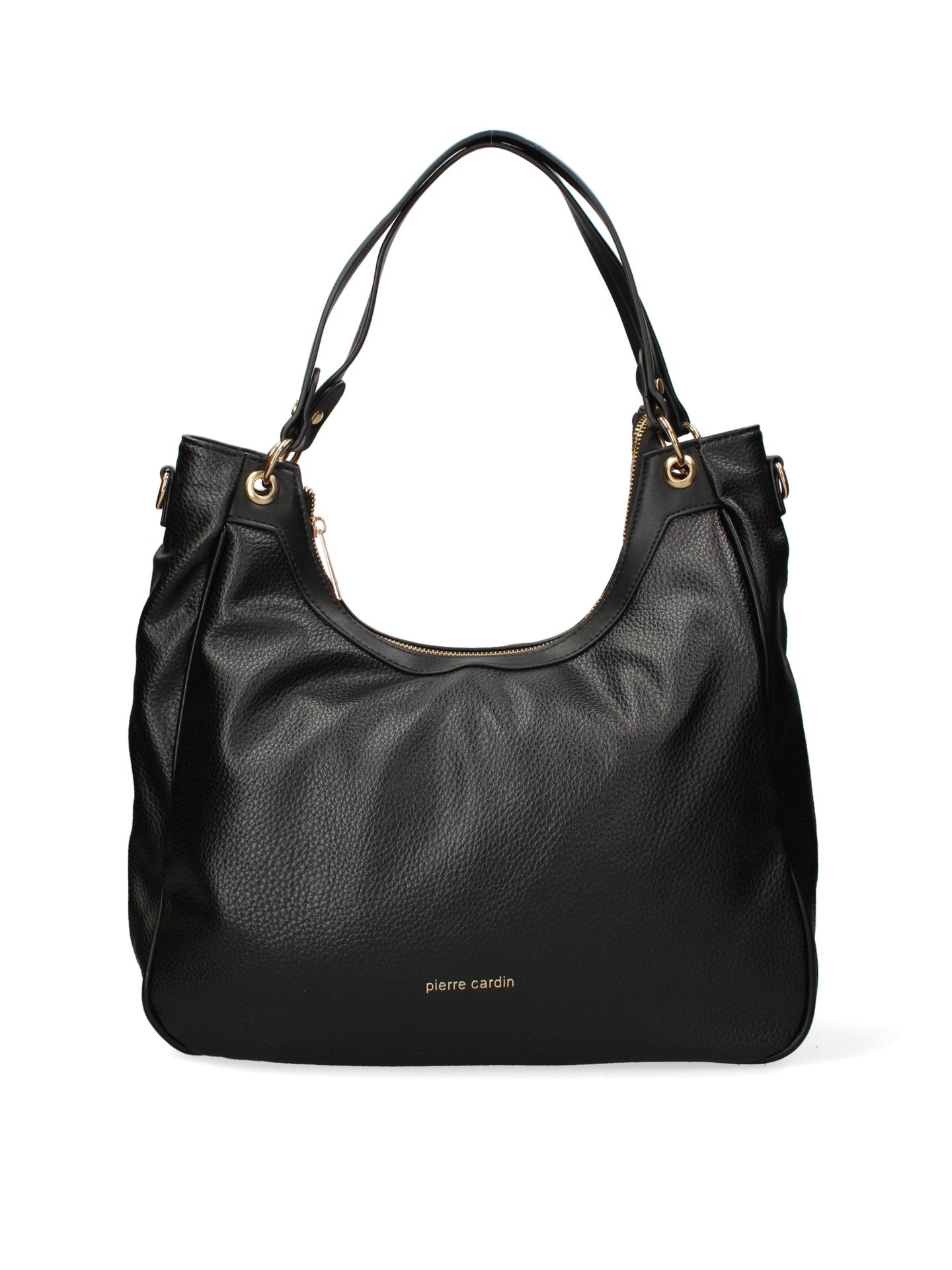 Borsa a Spalla in Pelle Vegana Nero Pierre Cardin
