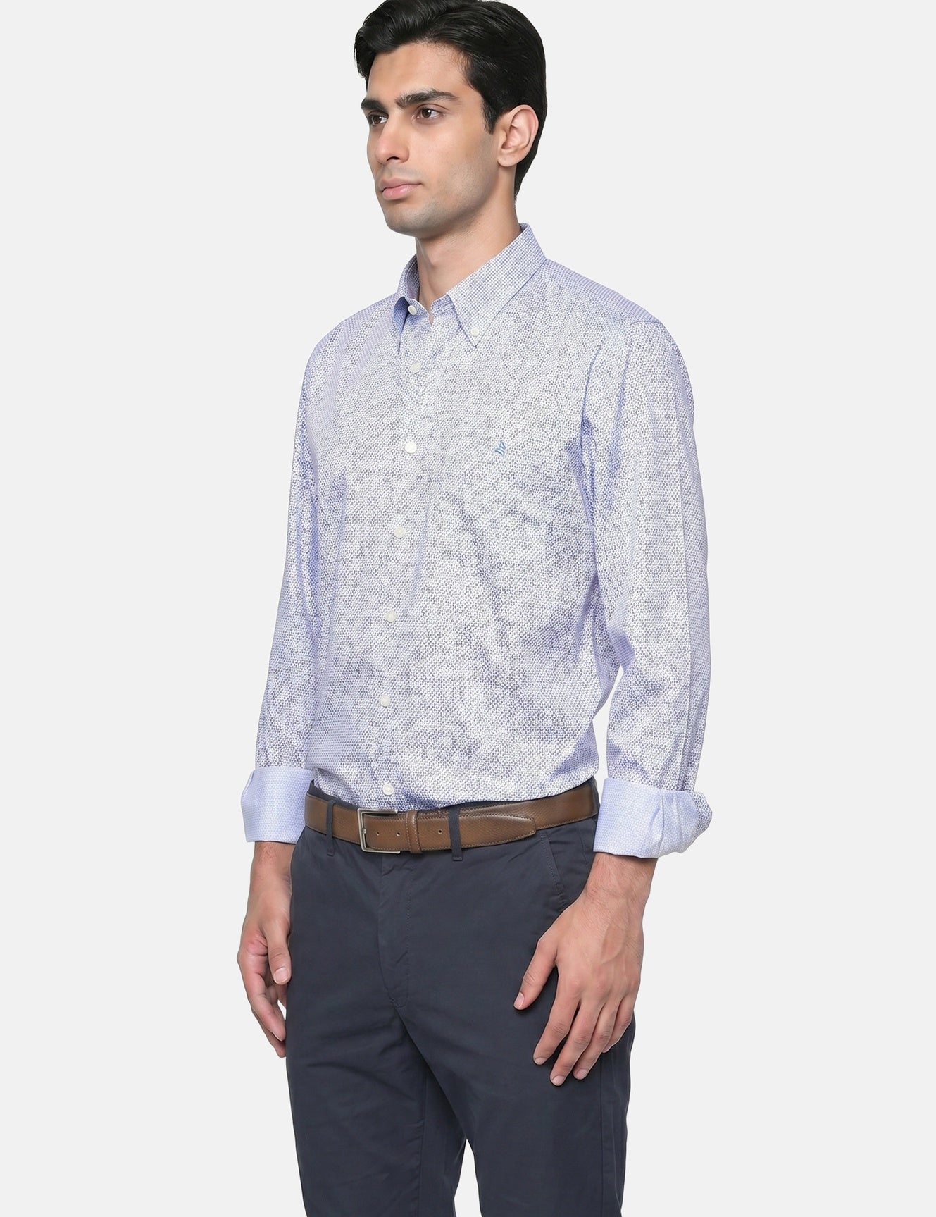 Camicia in Cotone Carta Di Zucchero