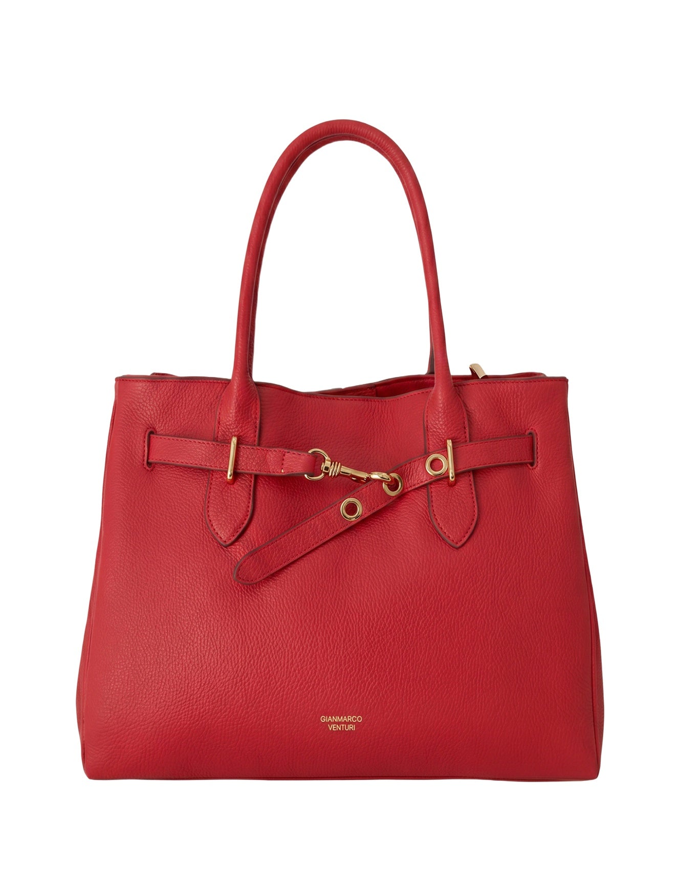 Borsa a mano in Pelle Vegana Rosso GianMarco Venturi