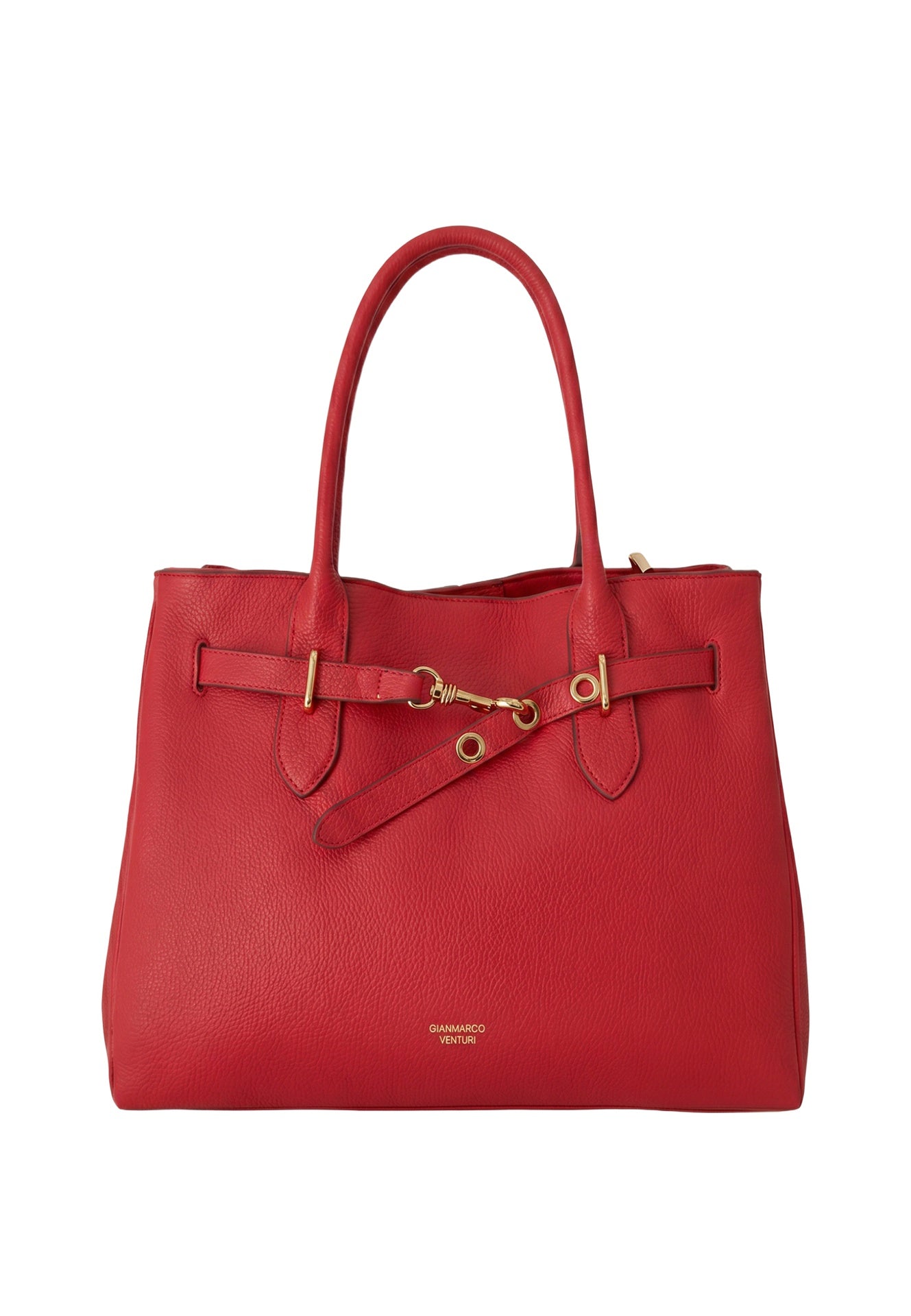 Borsa a mano in Pelle Vegana Rosso GianMarco Venturi