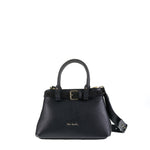 Borsa a Mano in Vera Pelle Nero Pierre Cardin
