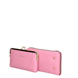 Portafoglio Donna in Pelle Vegana Rosa