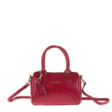 Borsa a Bauletto in Vera Pelle Rubino Pierre Cardin