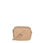 Borsa a Tracolla in Dollaro Leather Sabbia