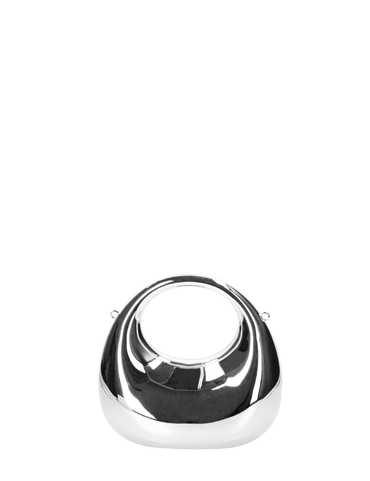 Borsa a Tracolla in Pvc Argento Chiara Ferretti