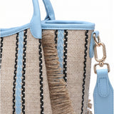 Borsa Shopper in Cotone Blu