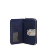 Portafoglio in Pelle Vegana Blu