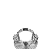 Voluta Borsa a Tracolla in Pvc Argento