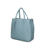Borsa a Mano in Pelle Vegana Azzurro Pierre Cardin