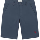 Pantaloncino in Cotone Blu Navy