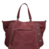 Borsa a Mano in Vera Pelle Bordeaux Chiara Ferretti