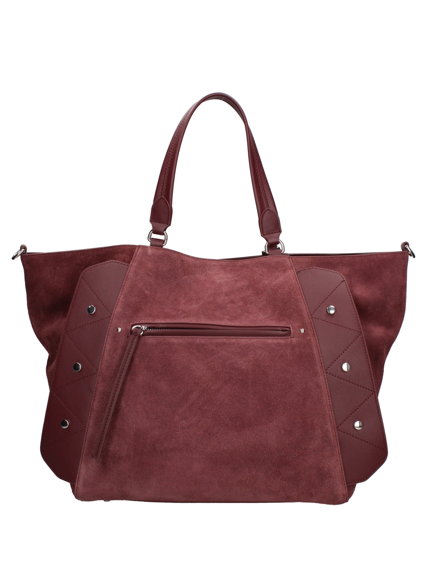 Borsa a Mano in Vera Pelle Bordeaux Chiara Ferretti
