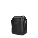 Borsa a Tracolla in 100% Pu Vegan Leather Nero