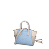 Borsa a Mano in Pelle Vegana Blu