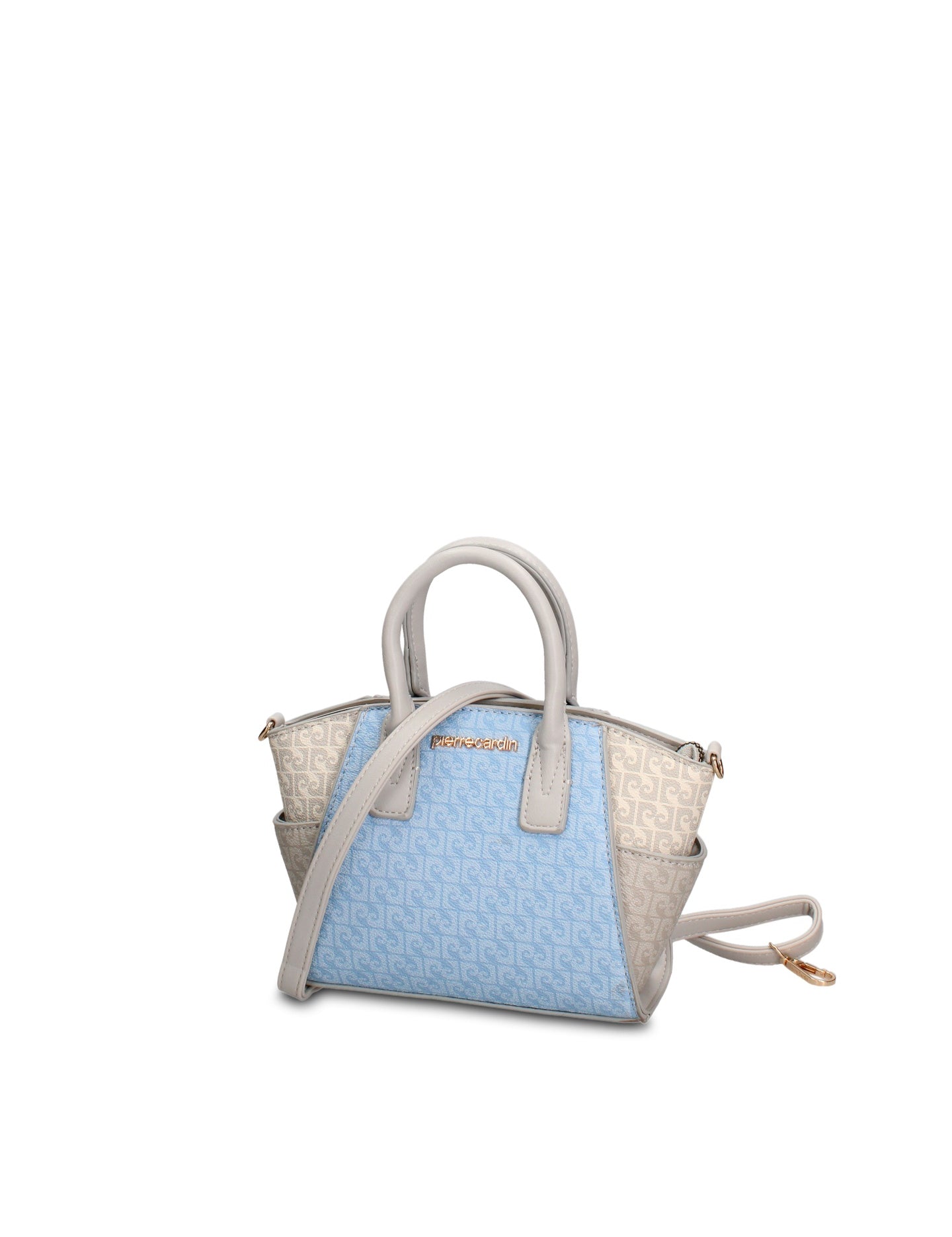 Borsa a Mano in Pelle Vegana Blu