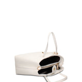 Borsa a Mano in Pelle Vegana Bianco