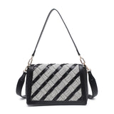Borsa a Spalla in Pelle Vegana Nero