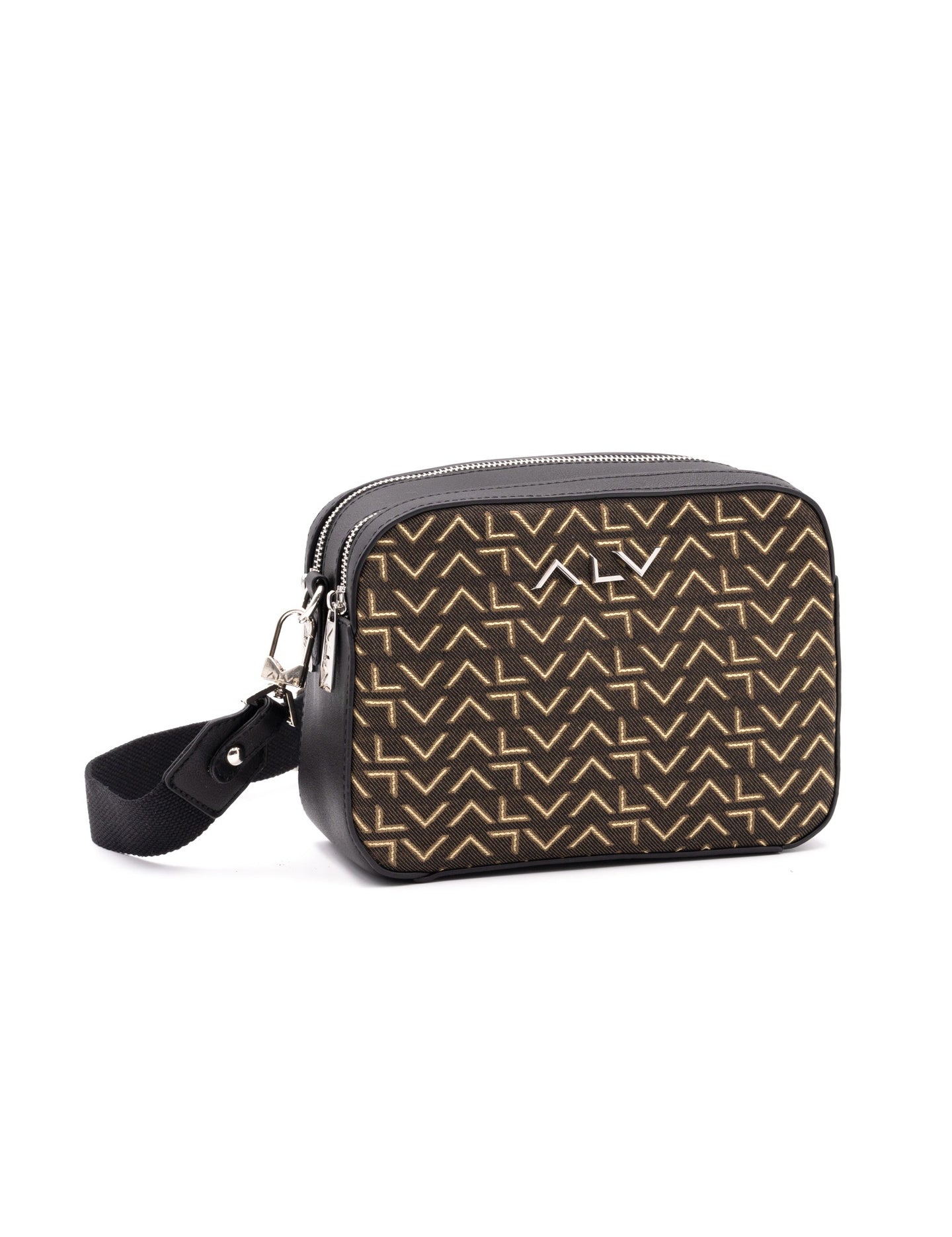ALV Damen-Schultertasche – Schwarz