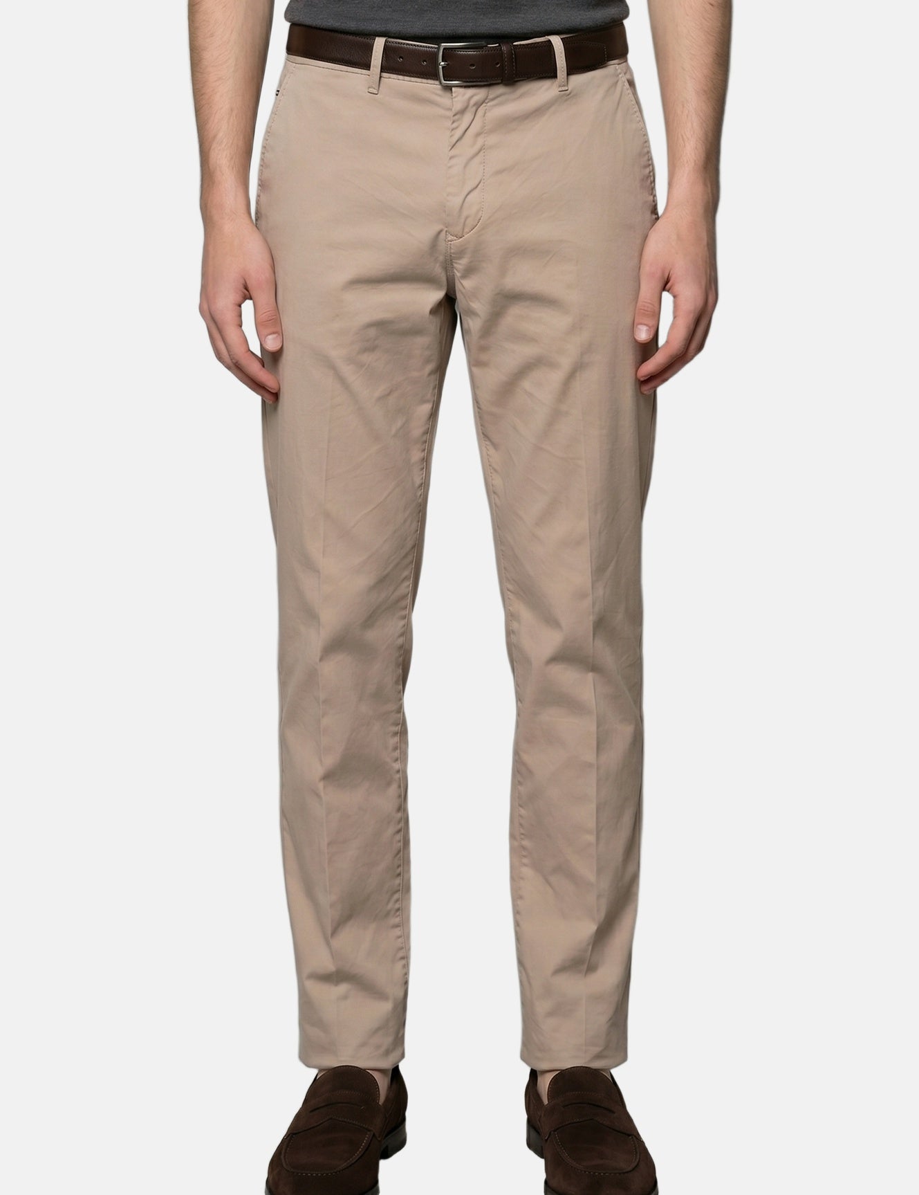 Jeans in Cotone Beige Navigare